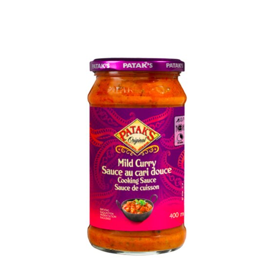 Sos indian mild curry Patak's, 350g