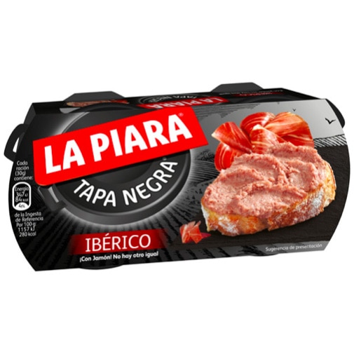 Pate de porc 2x73g La Piara, 146g