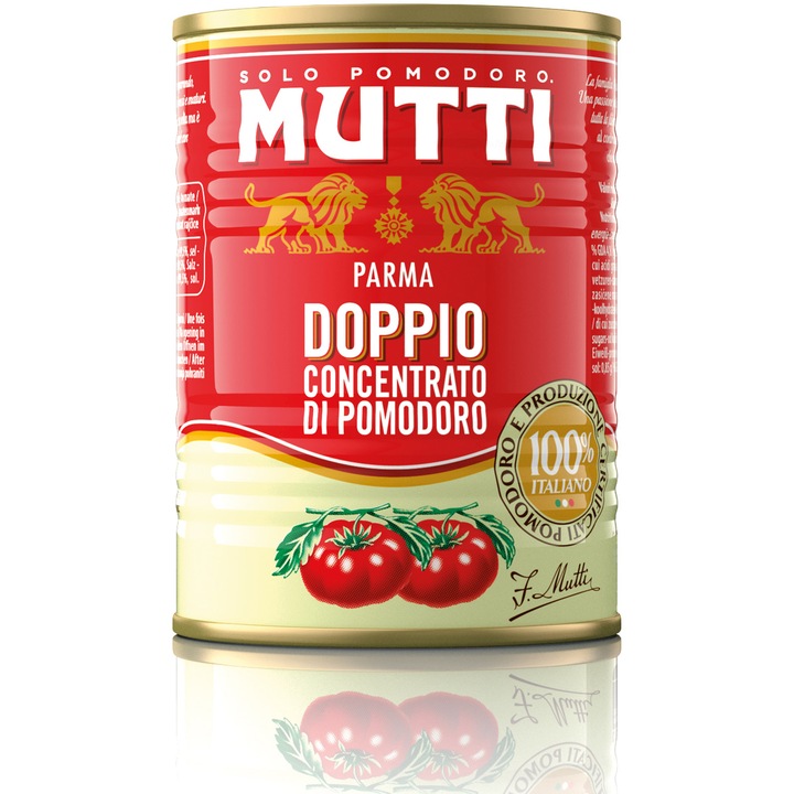 Dublu concentrat de rosii Mutti, 440g
