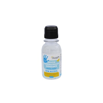 Solutie hidroalcoolica igienizanta pentru maini cu 70% alcool CAPAC FLIP TOP, 100 ml Solutie hidroalcoolica igienizanta pentru maini cu 70% alcool CAPAC FLIP TOP, 100 ml