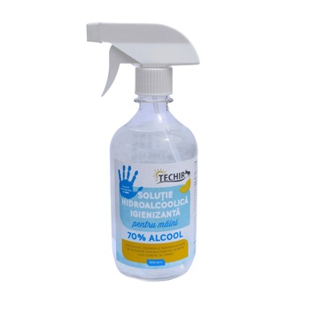 Solutie hidroalcoolica igienizanta pentru maini cu 70% alcool TRIGGER, 500 ml Solutie hidroalcoolica igienizanta pentru maini cu 70% alcool TRIGGER, 500 ml