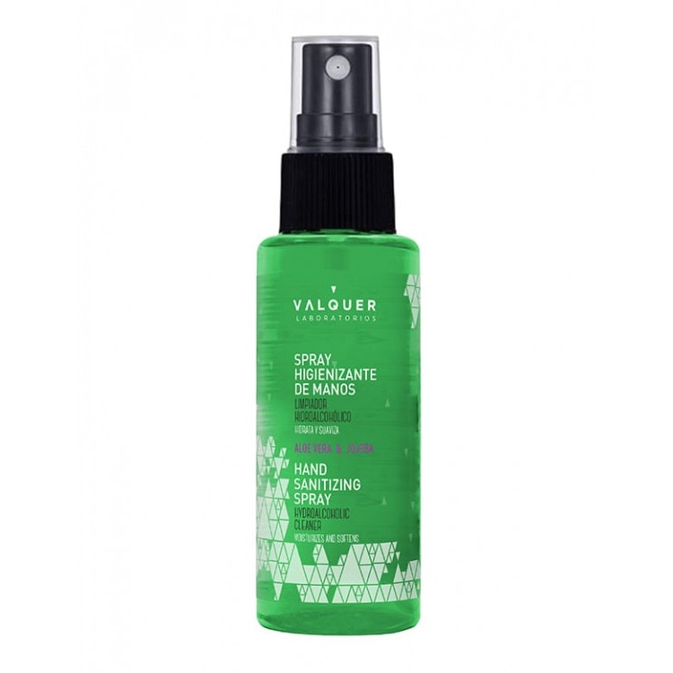 Spray igienizant hidroalcolic pentru maini cu aloe Valquer 100ml