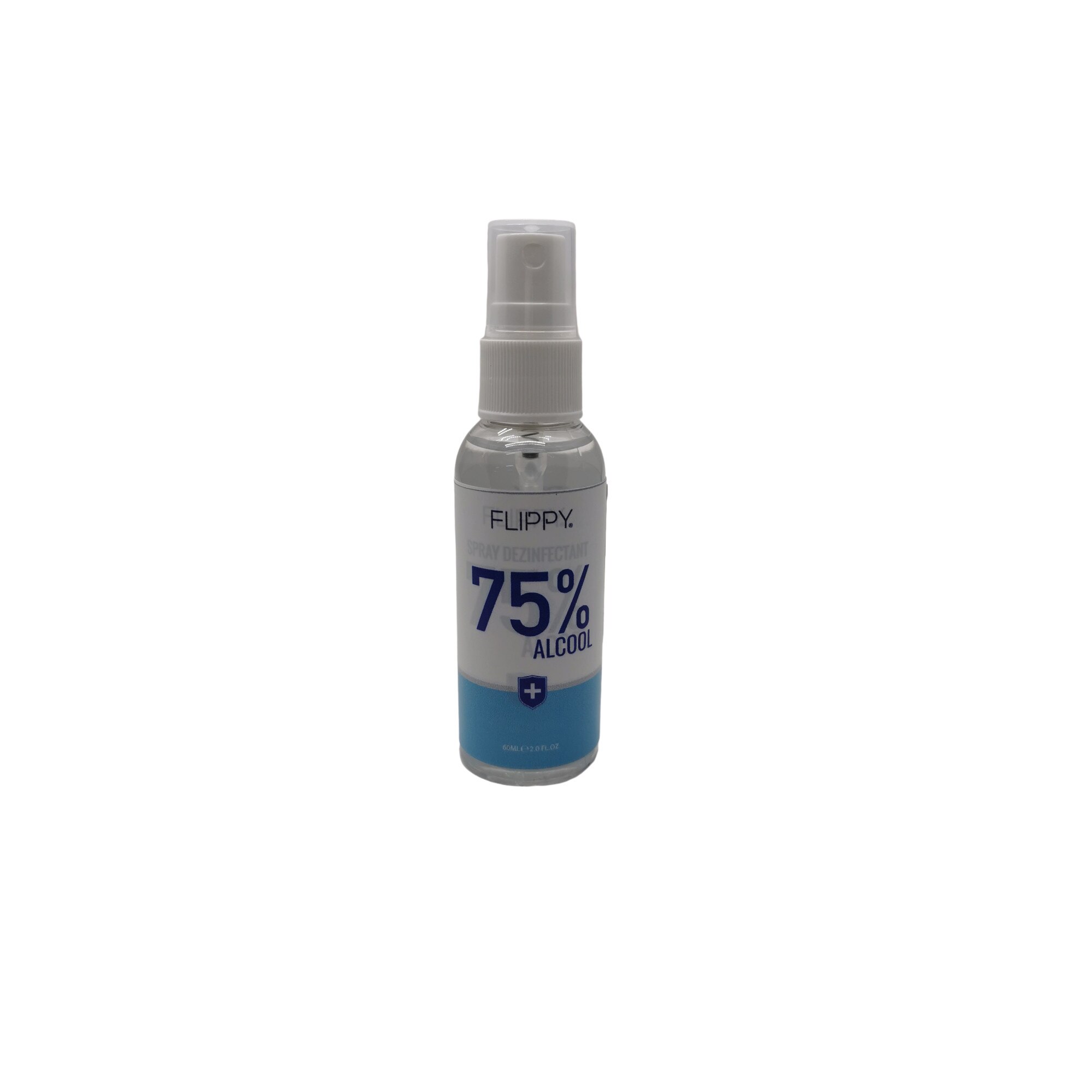 Spray Igienizant 75 % alcool Flippy, 60 ml