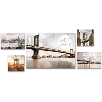 Tablou canvas New York,5 piese Tablou canvas New York,5 piese