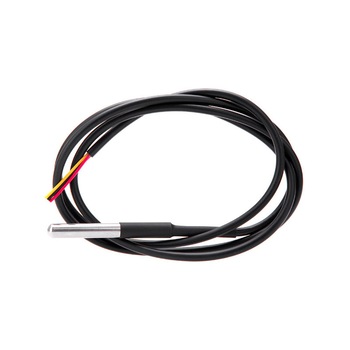 Senzor de temperatura rezistent la apa, fara mufa, DS18B20, 2M Senzor de temperatura rezistent la apa, fara mufa, DS18B20, 2M