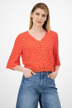 SUPERDRY, Bluza cu imprimeu, Rosu SUPERDRY, Bluza cu imprimeu, Rosu