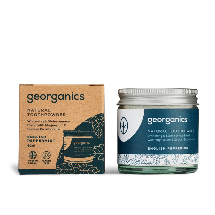 Georganics Fogpor, Angol borsmentával, 60 g