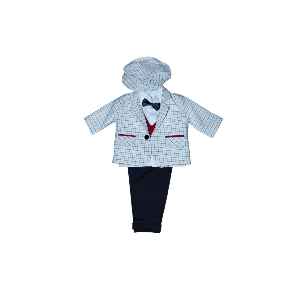 Costum pentru botez, 5 piese, DAE6940, 9-12 luni