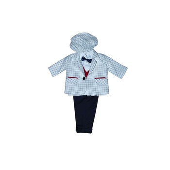 Costum pentru botez, 5 piese, DAE6940, 9-12 luni Costum pentru botez, 5 piese, DAE6940, 9-12 luni