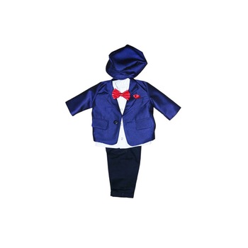 Costum pentru baieti, 5 piese, negru-albastru electric, dae6933 Costum pentru baieti, 5 piese, negru-albastru electric, dae6933