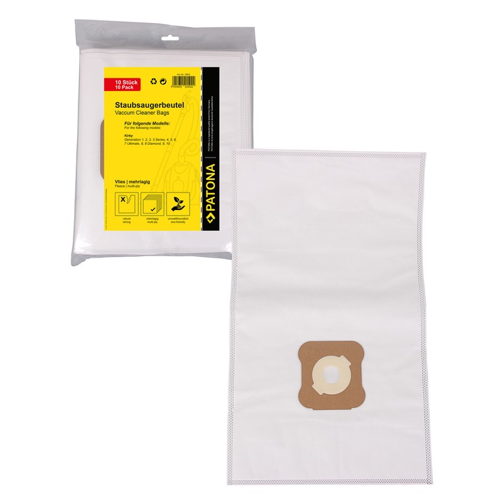 Odashen 5 Pz Sacchetti di Polvere di Ricambio per Kirby Sentria 1 2 II G10 G10E G10SE Aspirapolvere