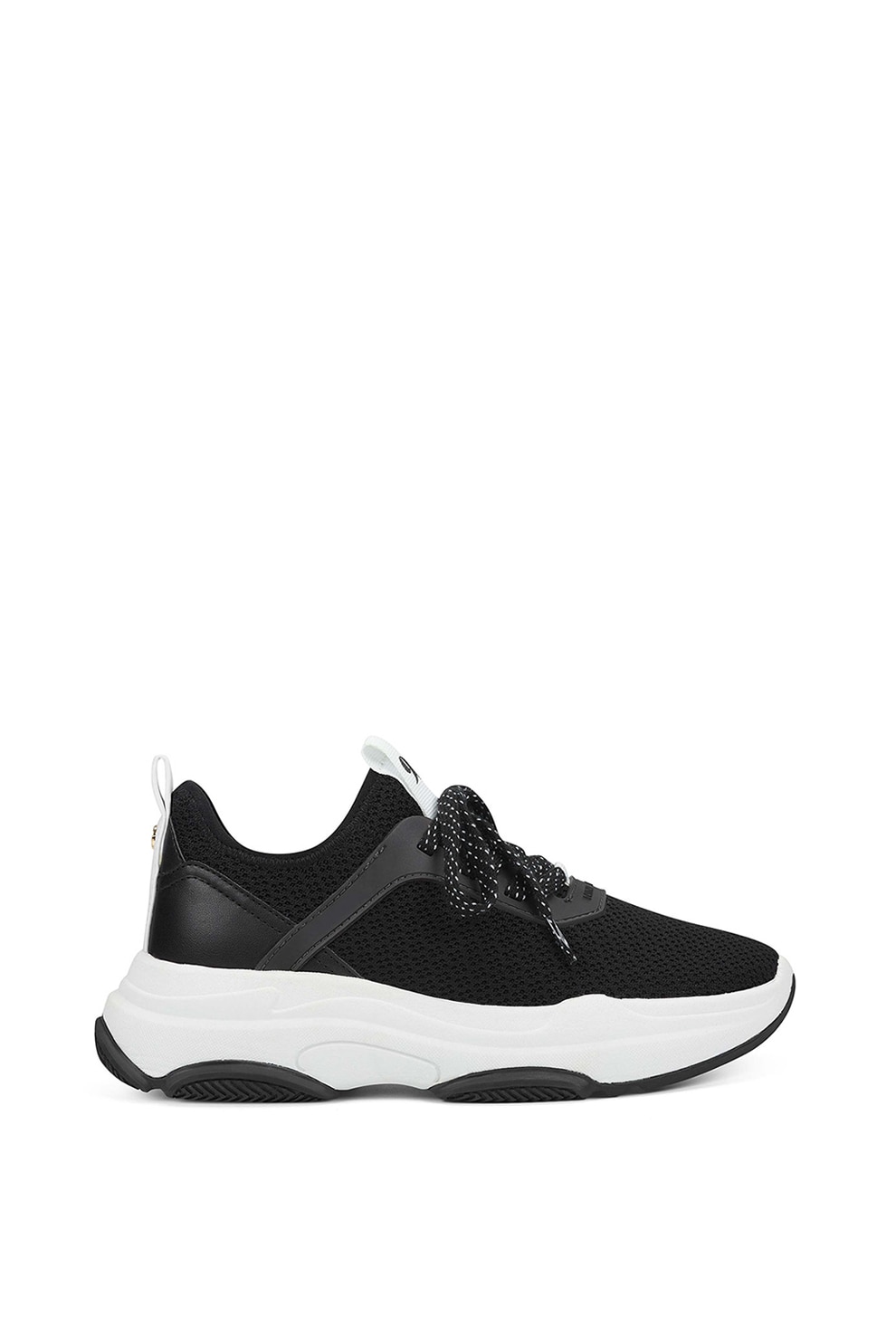 NINE WEST, Pantofi sport de piele ecologica si material textil Norla