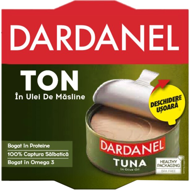 Ton in ulei de masline Dardanel, 150g