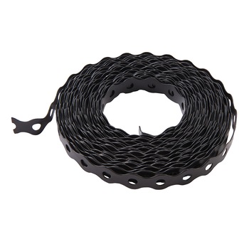 Banda fixare perforata, 17mm x 10m, otel, neagra, Fixman Banda fixare perforata, 17mm x 10m, otel, neagra, Fixman