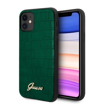 Husa iPhone 11 Guess Croco Verde Husa iPhone 11 Guess Croco Verde