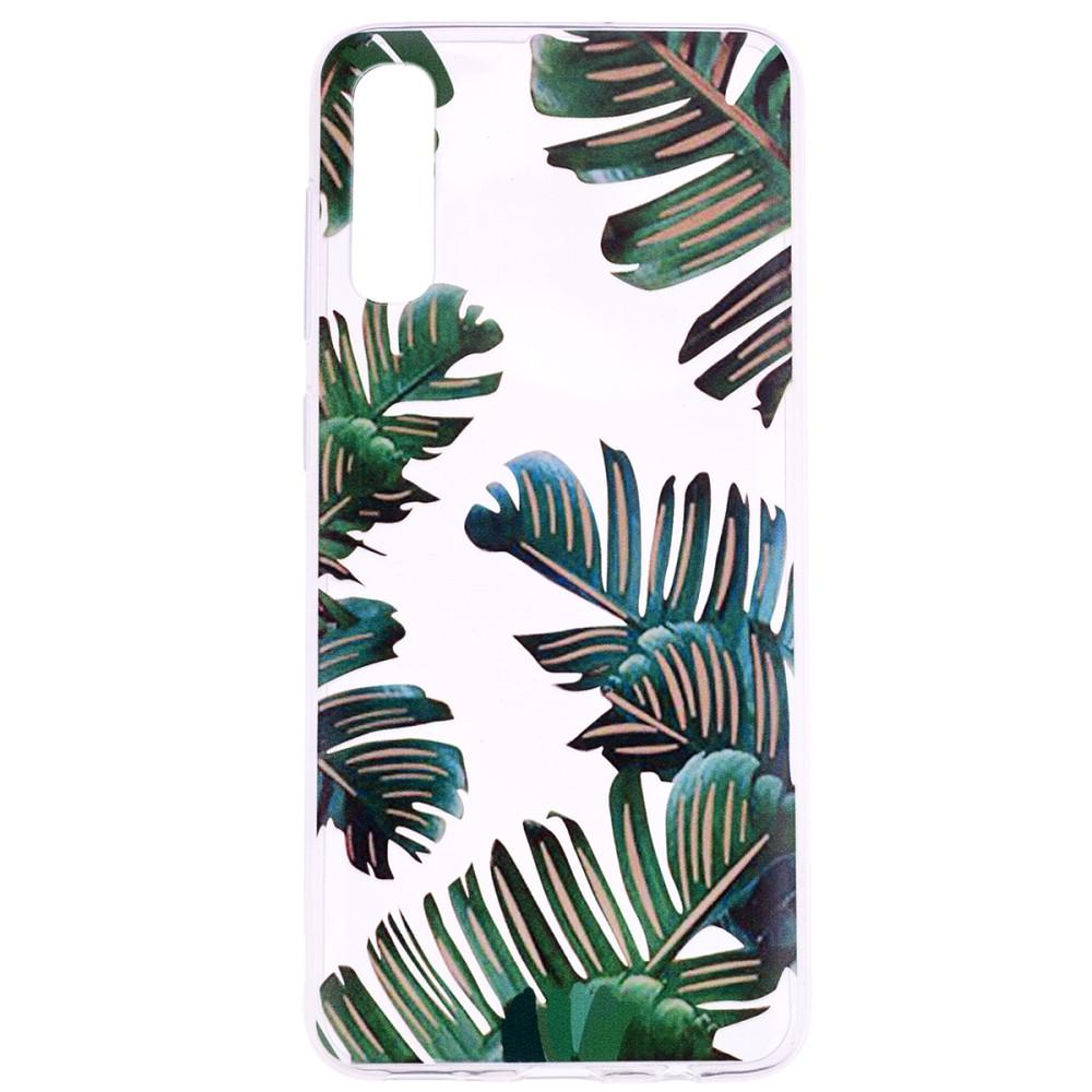 Husa Samsung Galaxy A30s Model Jungle Leaves, Antisoc, Viceversa Verde
