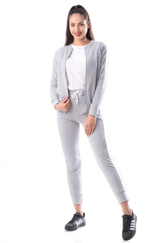 Trening, Adrom, gri cu negru, L Trening, Adrom, gri cu negru, L