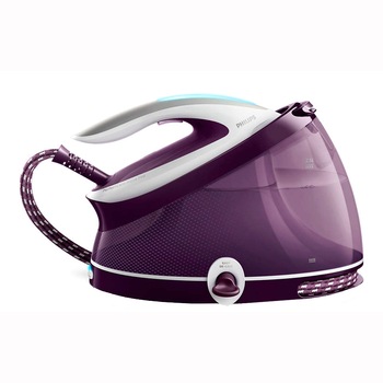 Statie de calcat Philips PerfectCare Aqua Pro GC9315/30, Optimal Temp, talpa T-ionicGlide, 120 g/min, 420 g abur, 6.5 bari, rezervor 2500 ml, Easy De-Calc, Violet Statie de calcat Philips PerfectCare Aqua Pro GC9315/30, Optimal Temp, talpa T-ionicGlide, 120 g/min, 420 g abur, 6.5 bari, rezervor 2500 ml, Easy De-Calc, Violet