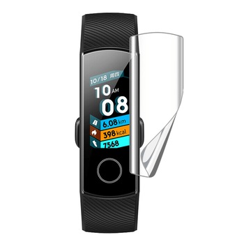 Set 3 folii de protectie ecran pentru Huawei Honor Band 4 / 5, din Hidrogel rezistent la zgarieturi, transparent Set 3 folii de protectie ecran pentru Huawei Honor Band 4 / 5, din Hidrogel rezistent la zgarieturi, transparent