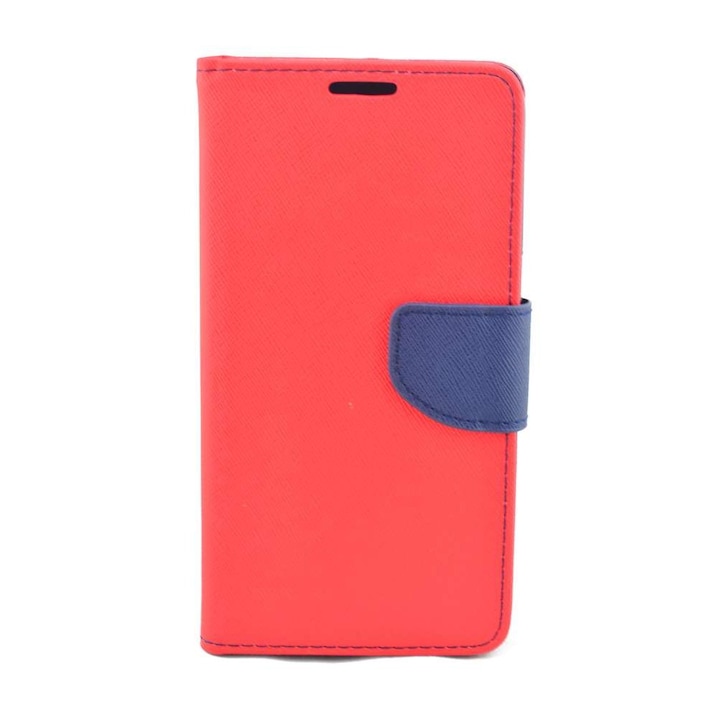 Калъф за Sony Ericsson Xperia M5, еко кожа, ефектен, червен