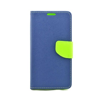 Husa Microsoft Lumia 550, piele eco, fancy, albastru Husa Microsoft Lumia 550, piele eco, fancy, albastru