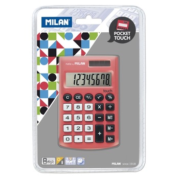 Calculator 8 DG MILAN 150908RBL rosu Calculator 8 DG MILAN 150908RBL rosu