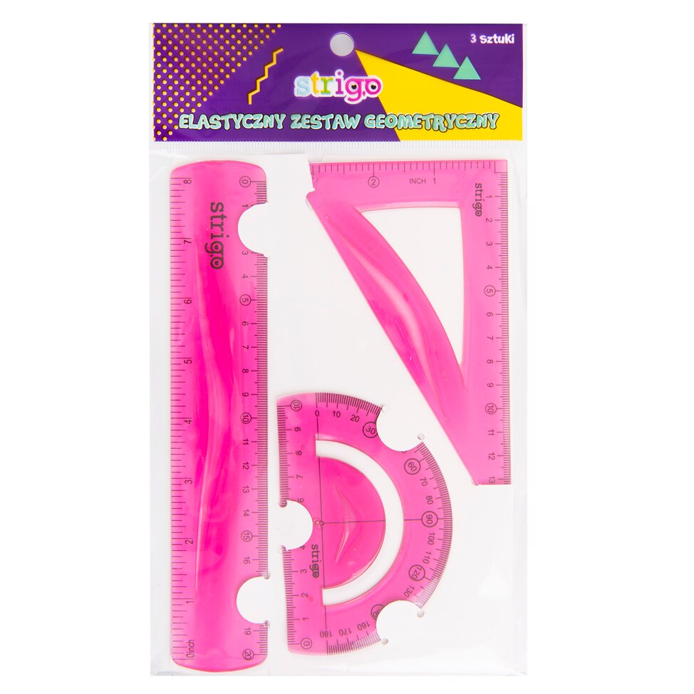 Set geometrie flexibil, Strigo, Roz
