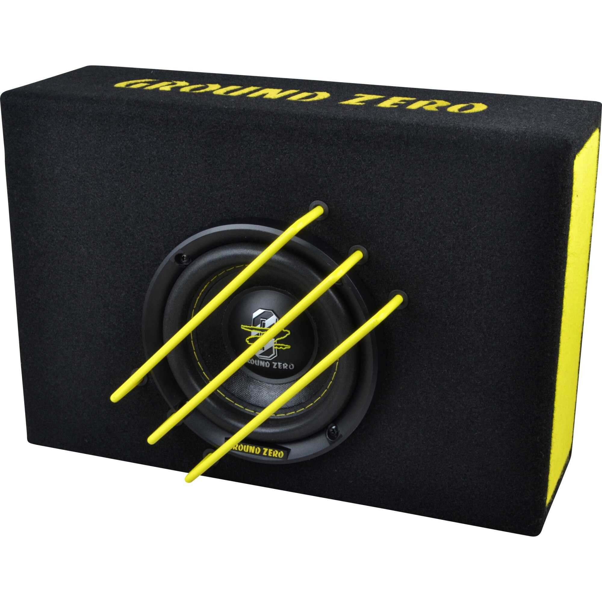 Kit Subwoofer si Amplificator Ground Zero Radioactive 16SPL, 16.5cm