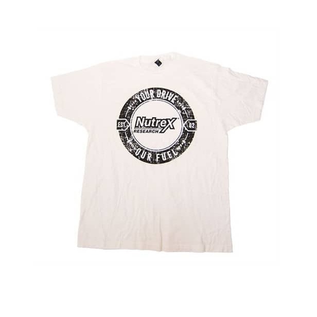 Tricou sport, Nutrex, barbati, alb, L