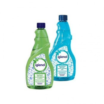 Pachet Dezinfectant suprafete mici Igienol rezerva 750 ml Mar Verde +Marin , 2x750 ml Pachet Dezinfectant suprafete mici Igienol rezerva 750 ml Mar Verde +Marin , 2x750 ml