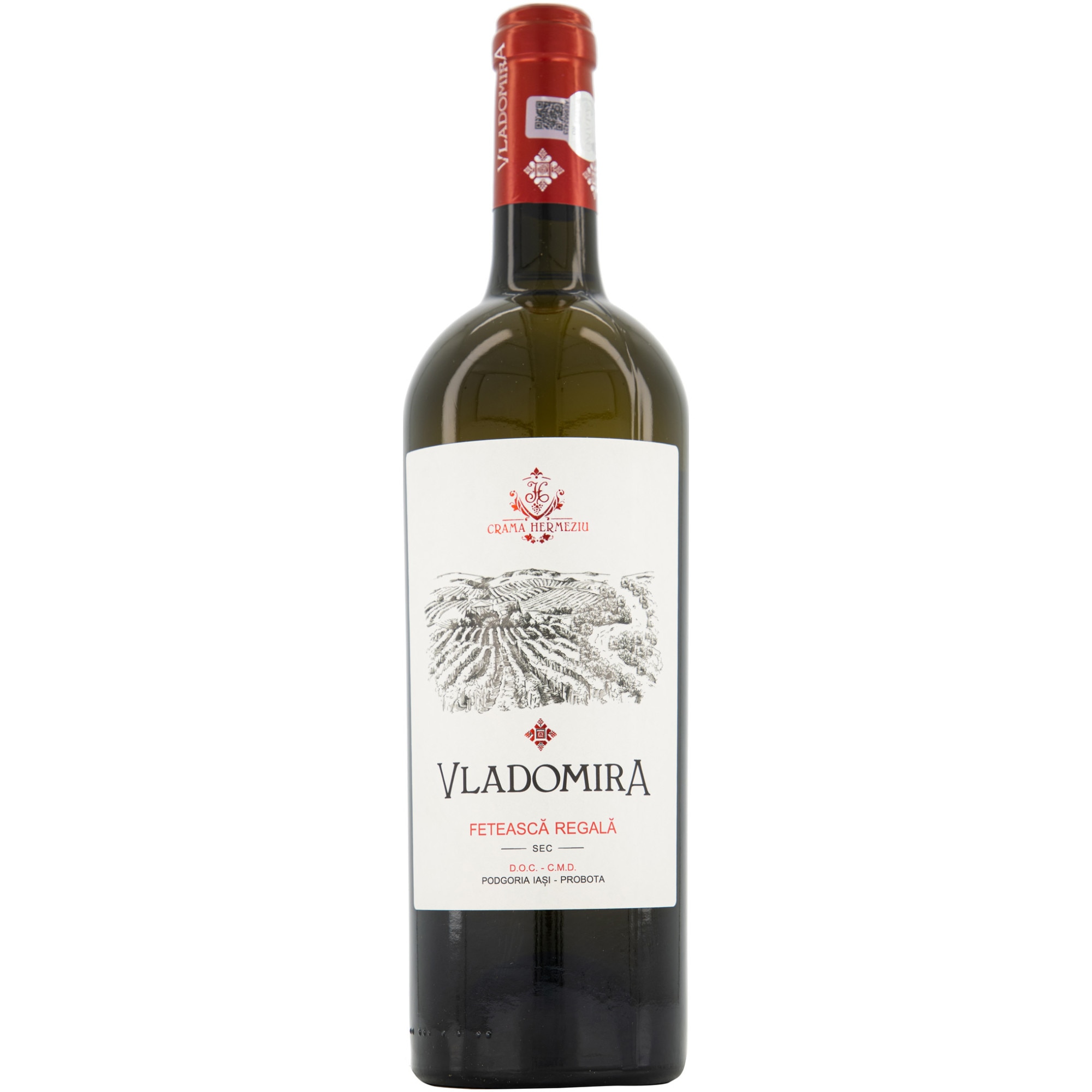 Vin Alb Hermeziu Vladomira, Feteasca Regala, Sec, 0.75L