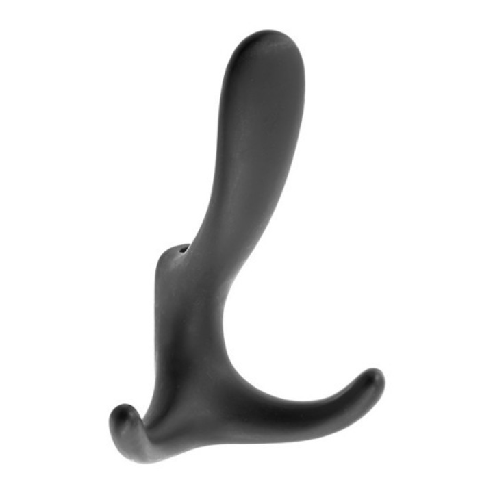 Cuier model CORDOBA, 3 carlige, finisaj negru