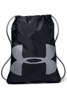Under Armour, Rucsac unisex cu imprimeu logo Ozsee, Negru/Gri Under Armour, Rucsac unisex cu imprimeu logo Ozsee, Negru/Gri