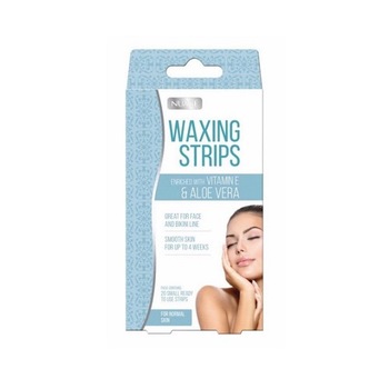 Benzi depilatoare cu ceara Nuage pentru ten, cu Vitamina E si Aloe Vera, piele sensibila si normala, 20 de benzi mici Benzi depilatoare cu ceara Nuage pentru ten, cu Vitamina E si Aloe Vera, piele sensibila si normala, 20 de benzi mici