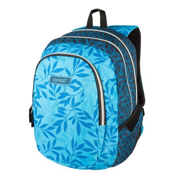 Rucsac cu 3 compartimente, Target , OCEAN LEAVES, Albastru, 45 x 32 x 18 cm Rucsac cu 3 compartimente, Target , OCEAN LEAVES, Albastru, 45 x 32 x 18 cm