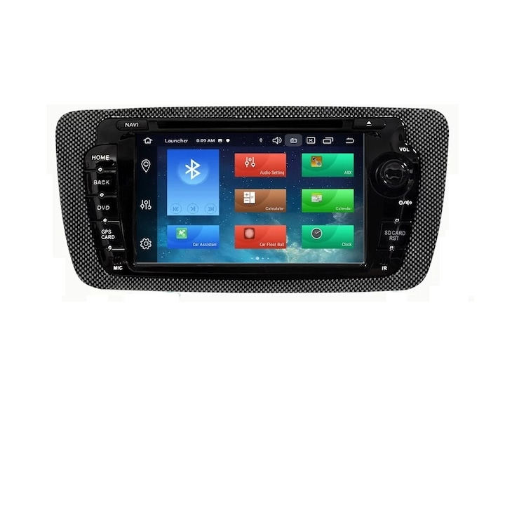 Sistem de Navigatie Seat Ibiza 2009-2013, Android, Wi-Fi, Bluetooth, Octa-Core