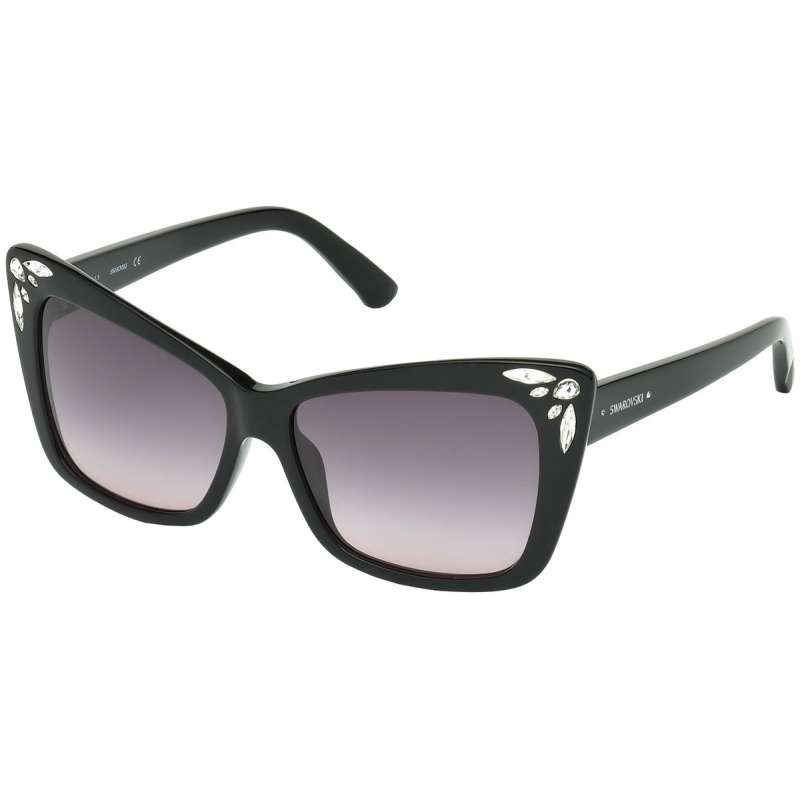 Ochelari de soare dama, SK0103 01B, Negru