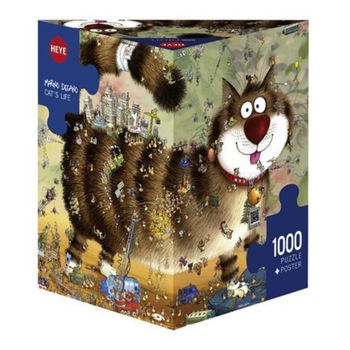 Puzzle Heye - Cats Life, 1000 piese Puzzle Heye - Cats Life, 1000 piese