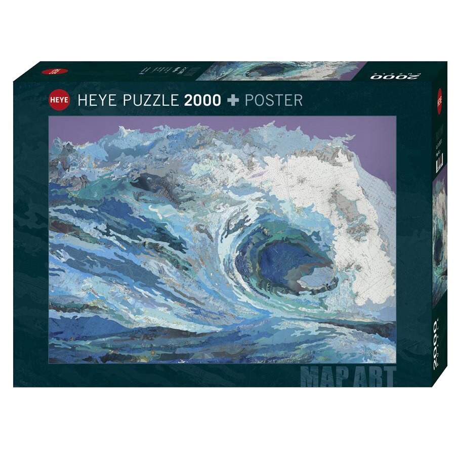 Puzzle Heye - Map Wave, 2000 piese