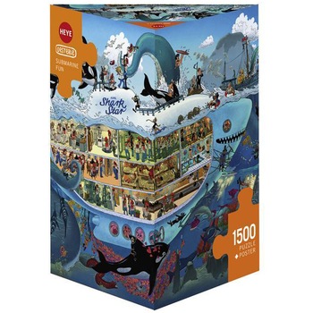 Puzzle Heye - Submarine Fun, 1500 piese Puzzle Heye - Submarine Fun, 1500 piese