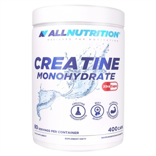 Creatina Monohidrat, 5000 mg(100% ) - 400 capsule (80 doze)