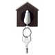 Fali sparrow key ring kulcstartó, fehér veréb kulcstartó, T3368