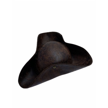Palarie Pirat Vintage in 3 colturi, Maro Palarie Pirat Vintage in 3 colturi, Maro