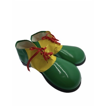 Pantofi de clovn, Supradimensionati, Verde-Galben Pantofi de clovn, Supradimensionati, Verde-Galben