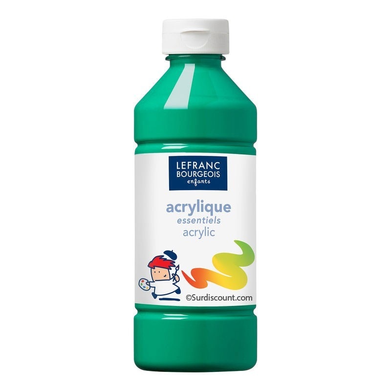 Culoare acrilica , Lefranc & Bourgeois , verde deschis , 500ml