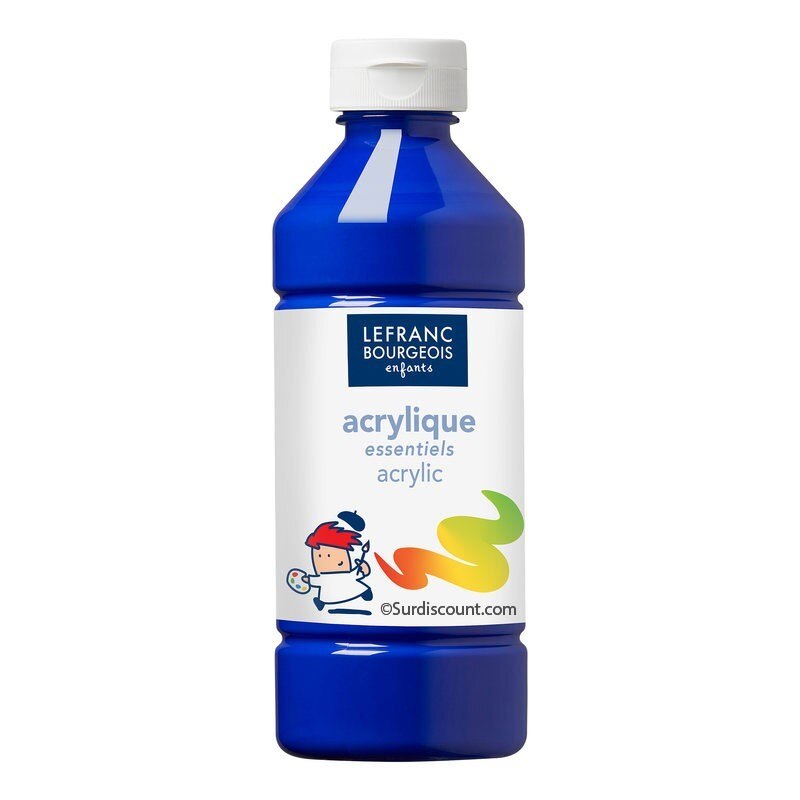 Culoare acrilica , Lefranc & Bourgeois , albastru inchis , 500ml