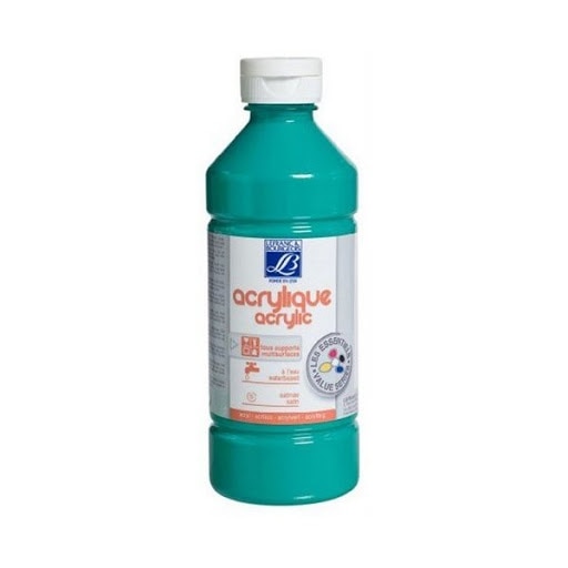 Culoare acrilica , Lefranc & Bourgeois , verde inchis , 500ml