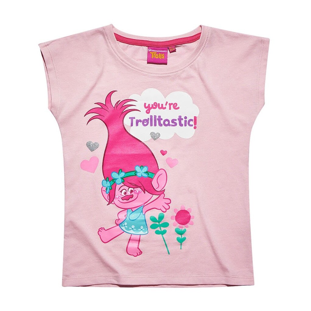 Tricou Trolls, roz
