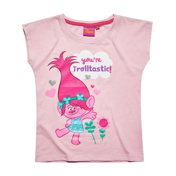 Tricou Trolls, roz Tricou Trolls, roz