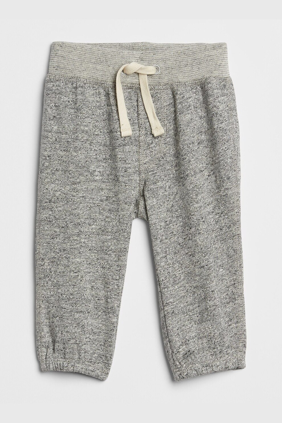 GAP, Pantaloni sport, unisex, cu snur de ajustare, Gri melange, Gri inchis melange, 50 CM